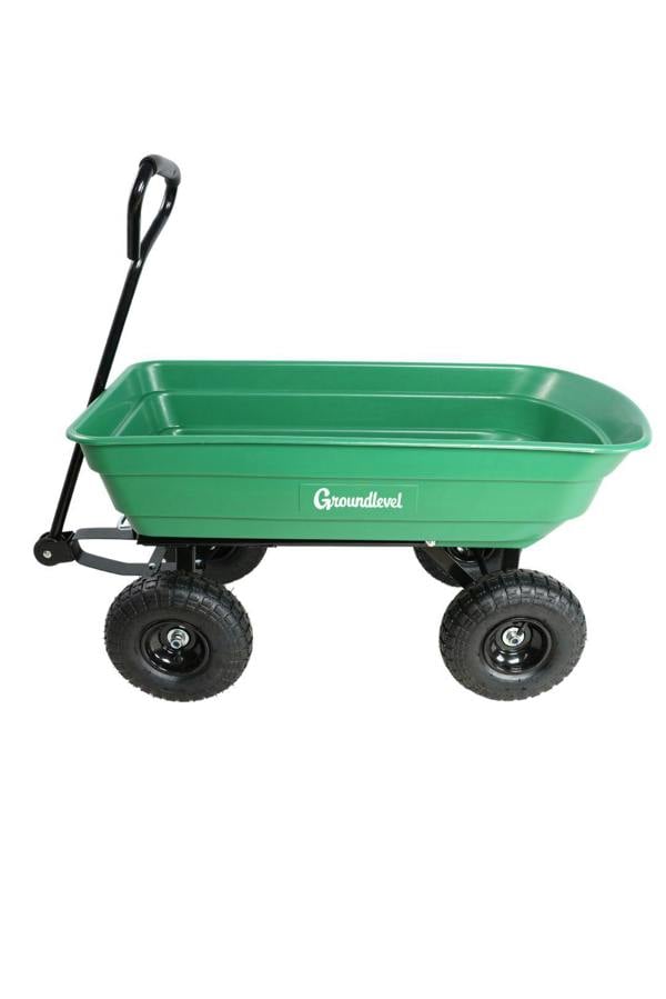Groundlevel Heavy Duty Tipper Garden Cart