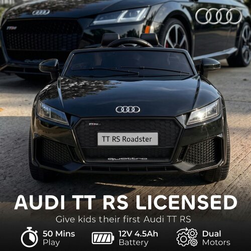 AIYAPLAY 12V Audi TT RS Licensed Electric Car with Remote Control