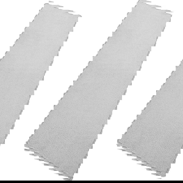 Modern Plain Grey Rug – Soft Short Pile