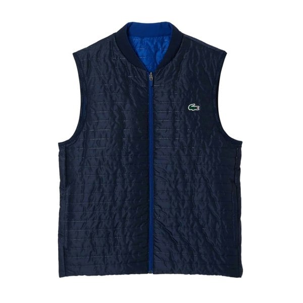 Lacoste Mens Reversible Sport Gilet - Navy
