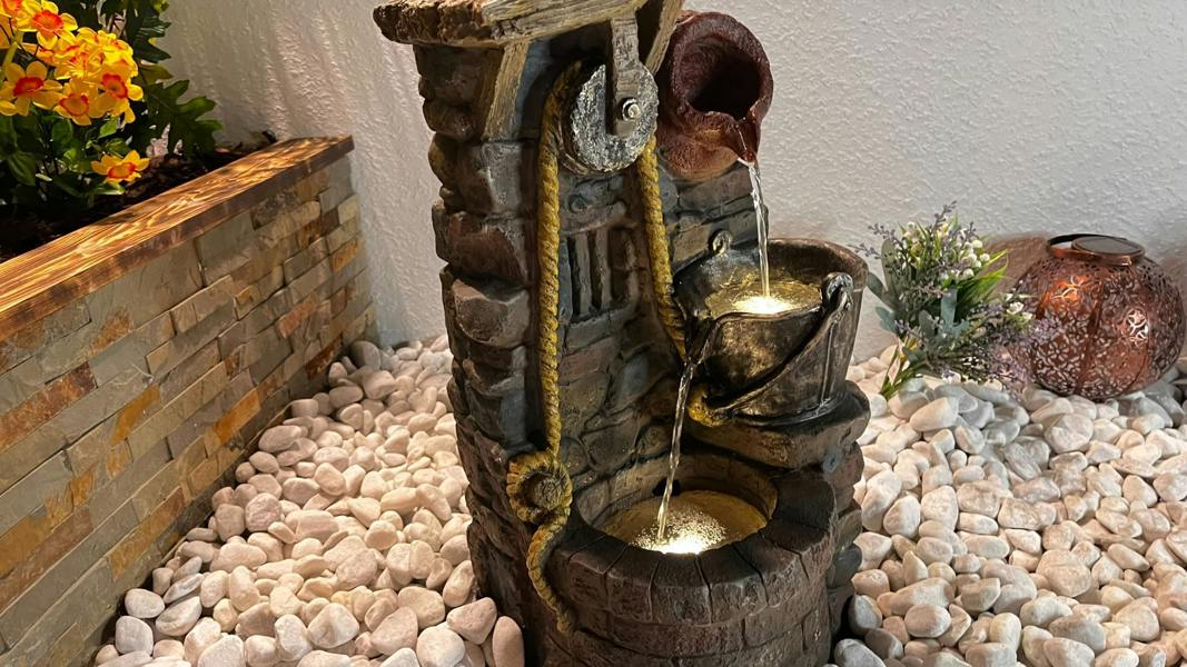 Tranquillity Water Features Rustic Jug Traditional Water Feature