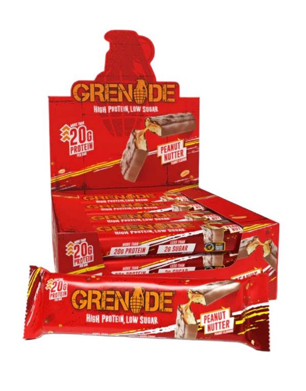 Grenade Protein Bars, Peanut Nutter - 12 x 60g