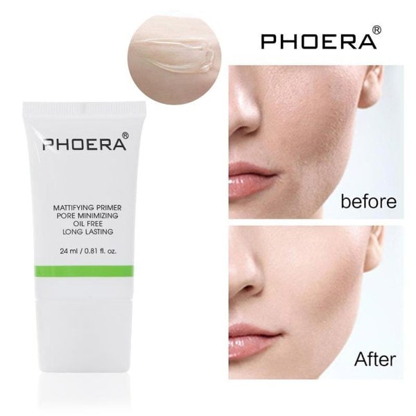 Phoera Mattifying Primer Pore Minimising Oil-Free Long Lasting Matte Finish Primer - 24ml