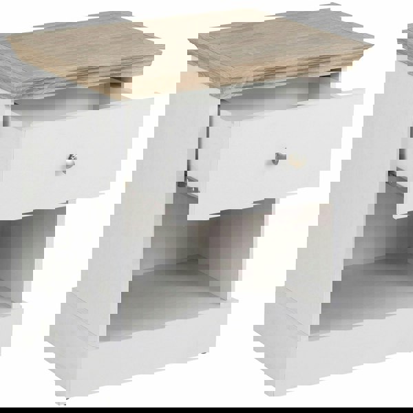 Dorel Home LOFT24 Binz Nightstand White Honey Oak