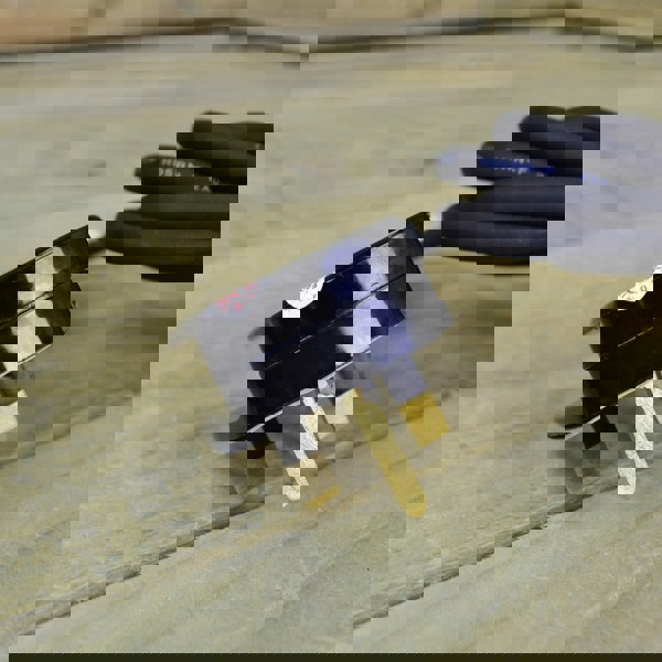 Samuel Alexander 300 Electric Blue LED Super-Long 29.9m Connectable Lights on a Black Cable