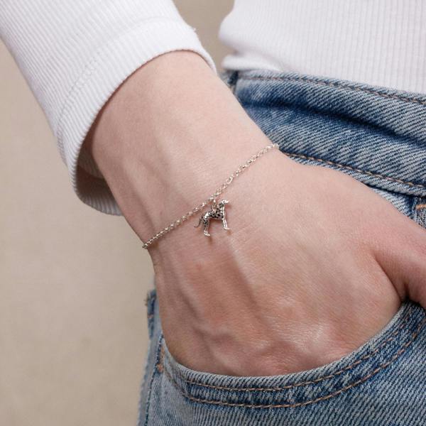 Mylee London Dalmatian Chain Bracelet - Personalised - Sterling Silver