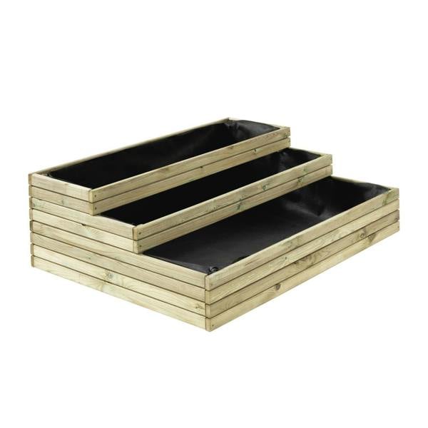 Cerland Horizon Wooden Raised Bed 1.15m x 0.84m 209L Vegetable Growing Bed