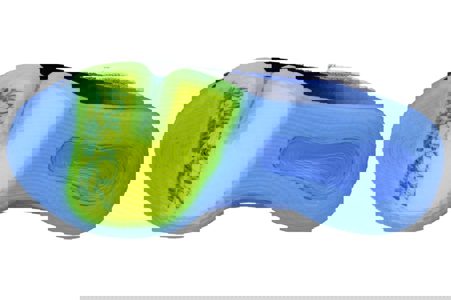 Nike G.T. Hustle 3 Mens Basketball Trainers Fv5953  100 - White Black Royal Pulse Volt 100 - Photo 4