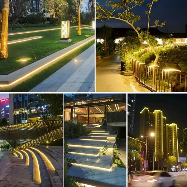 ENER-J 10 Meter Solar LED Strips with Silicon cover, IP65, 6V 8W Solar Panel with 6000 mAh battery, Remote Included. 3000K