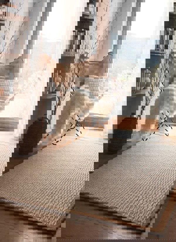 The Rugs Quality Sisal Wool Bouclé Rug - Stylish Flat-Weave