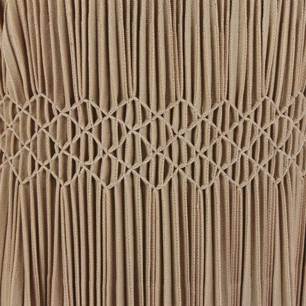 Alaia luxurious origami midi dress in a signature blush tone
