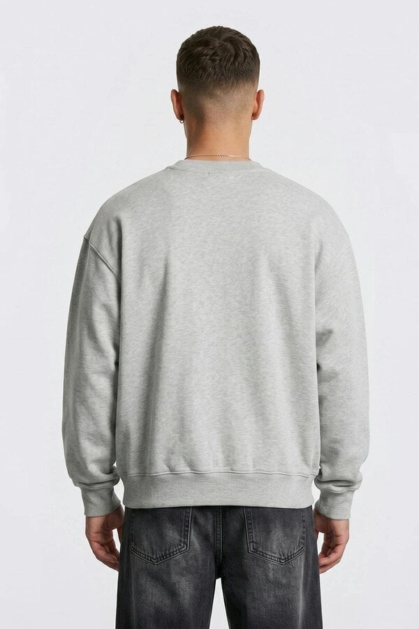 London Attitude Doberman Graphic Relaxed Oversized Fit Sweatshirt