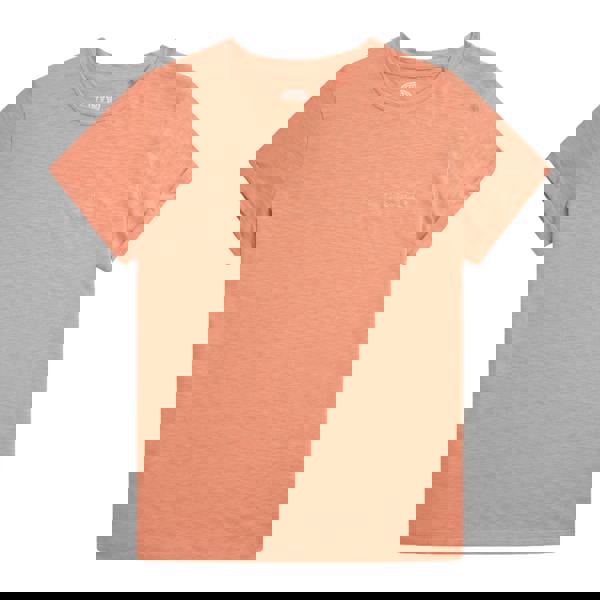 Animal Womens/Ladies Ava Organic Knitted T-Shirt - Light Pink - 