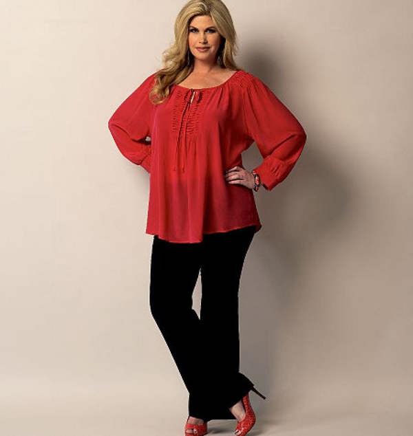 Butterick Sewing Pattern 5861, Tops, Tunics for Women, 8-10-12-14-16 - Intermediate