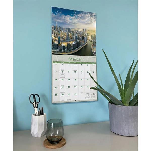 City Skylines Calendar 2027, Wall Calendars, Month To View, Travel, Gift