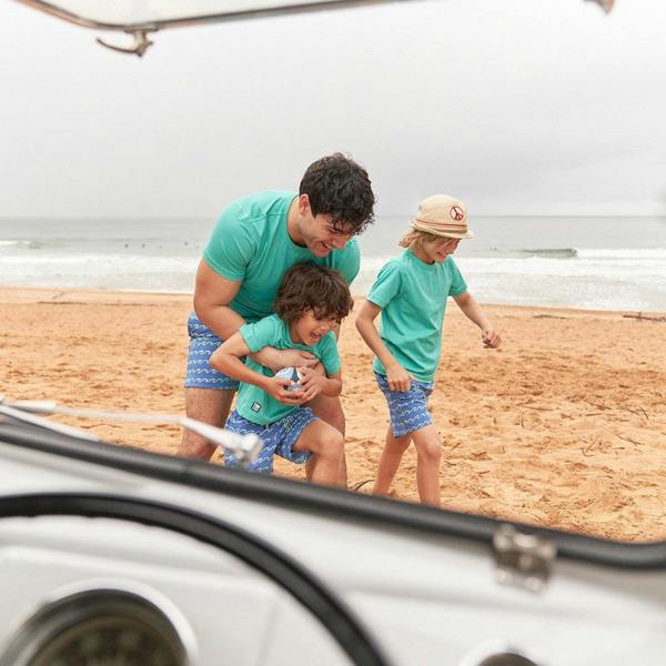 Tom & Teddy Seafoam Waves