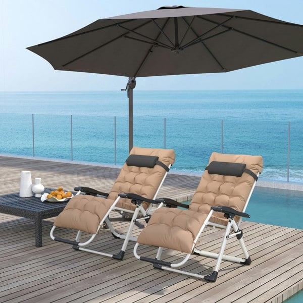 Outdoor Lounge Chair Set