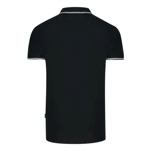 Aquascutum Aldis Tipped Polo Shirt - Black