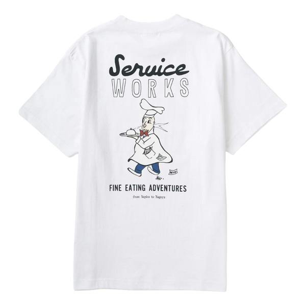 Service Works Eating Adventures T-Shirt - White