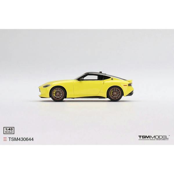 MCSlots Nissan Z Proto Spec 2023 Ikazuchi Yellow LHD 1:43 Scale TSM430644