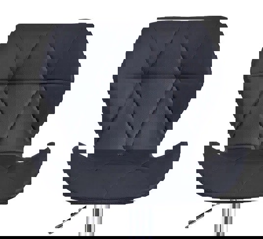 Modcraft Set of 2 Adjustable Swivel Bar Stools with Backrest Gas Lift Kitchen Breakfast Chairs