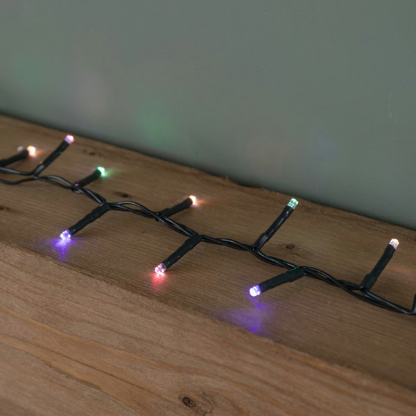 Samuel Alexander 15.5m 600 LED Colour Changing Christmas String Lights in White to Multi-Colour