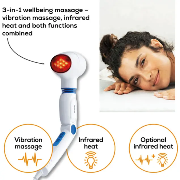 Beurer MG40 Infrared Massager with Rotating Head