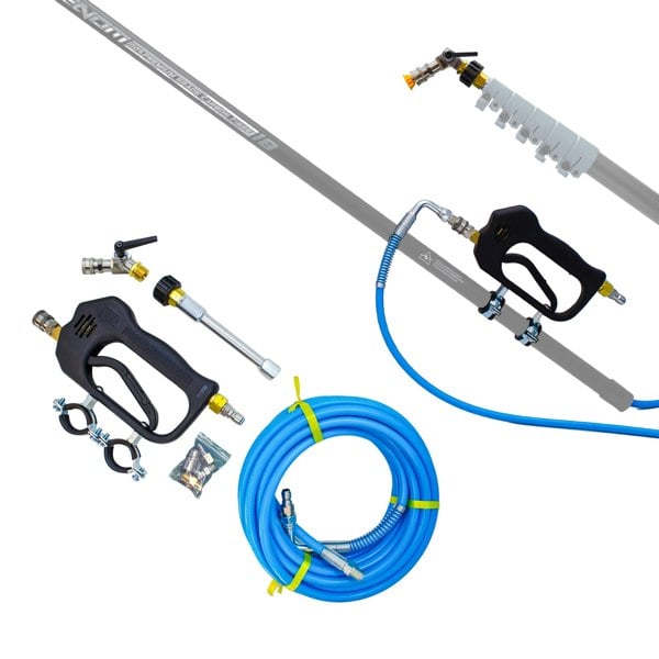 Equip2clean Waterfed Pole Conversion Kit - Window Cleaning pole to Pressure Washer Lance