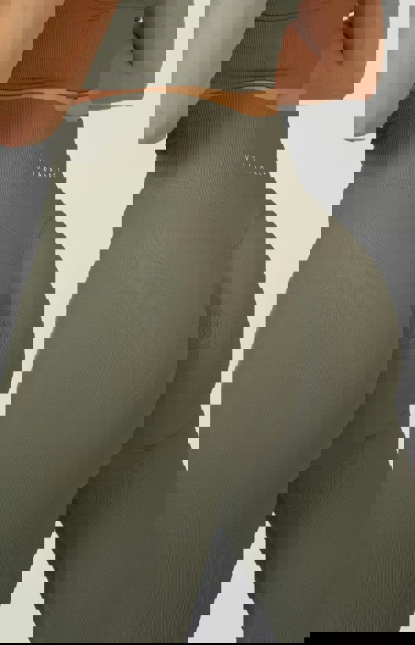 V3 Apparel Form Seamless Scrunch Leggings - Olive Green