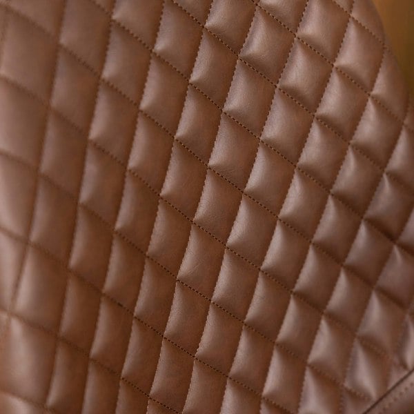 IH Design Corona PU Leather Steel Legs Dining Chairs (Set of 4)