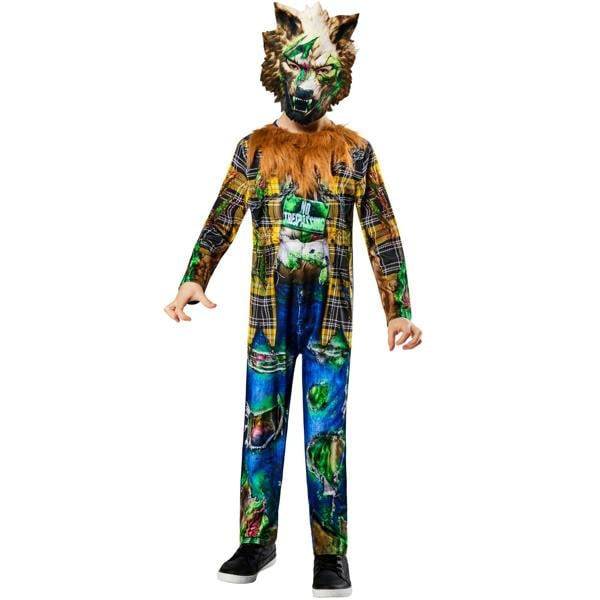 Bristol Novelty Toxic Werewolf Costume - Multicoloured - 