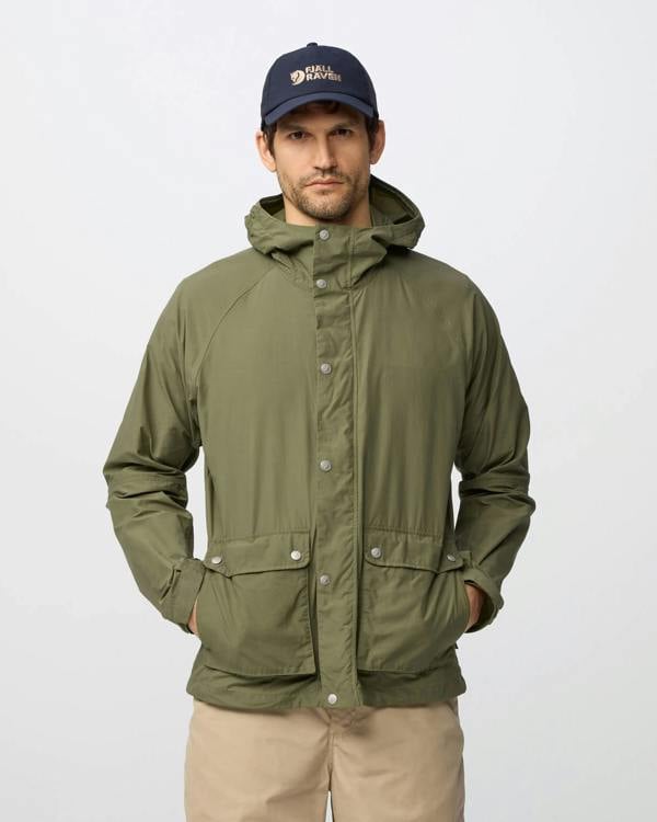 Fjällräven Fjallraven Vardag Vindby Mens Weather Resistant Jacket - Green 620