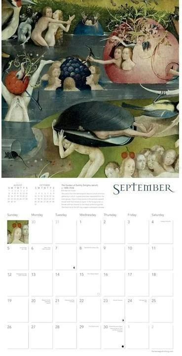 The Weird Art of Hieronymus Bosch Calendar 2027