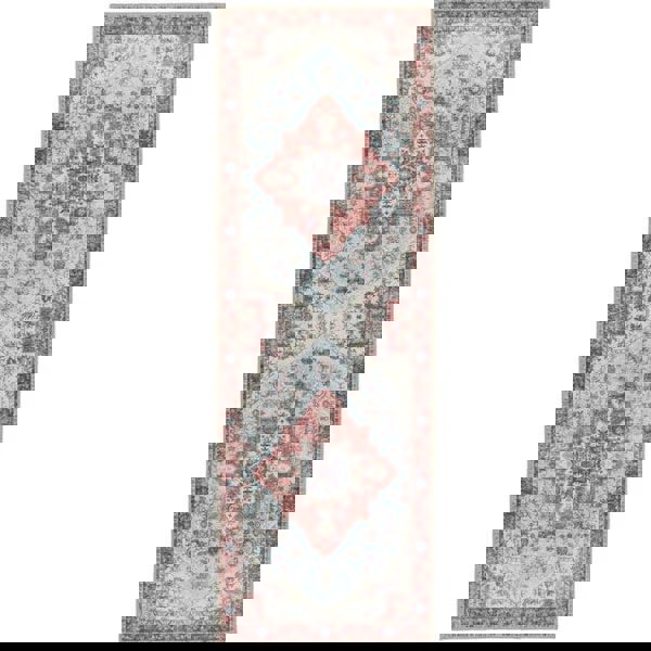 The Rugs Washable Rug Eterna Red: Vintage Style - Easy Care