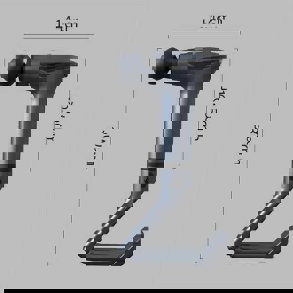 Leaper Smart Extended Handle Fascia Gun with Lat Pulldown Strap