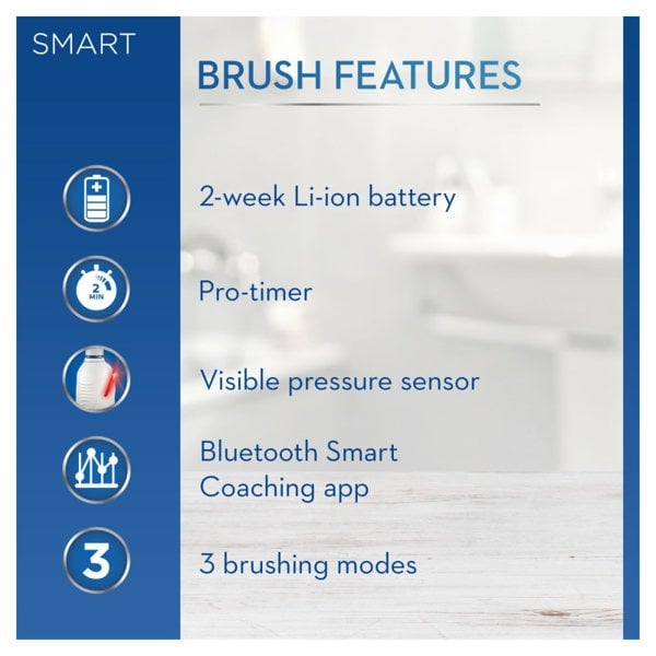 Oral-B Smart 4 -4000W- Electric Toothbrush & Travel Case - Pink