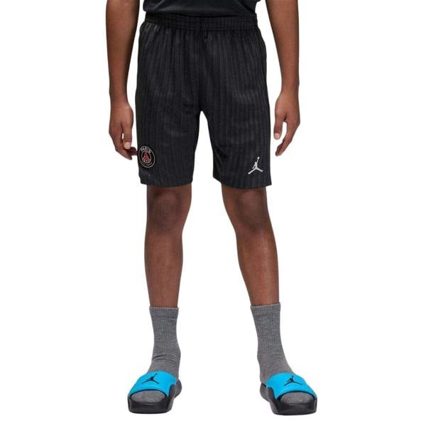 Nike Childrens/Kids Special Edition Paris Saint Germain FC Football Shorts - Black/Grey - 
