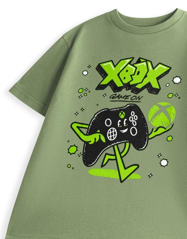 Vanilla Underground Xbox Boys Green Game On Short Sleeved T-Shirt