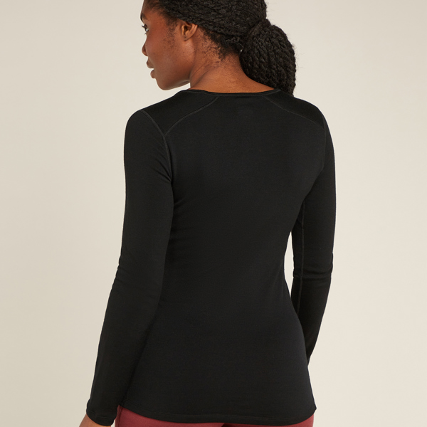 Icebreaker Women's Merino 200 Oasis Long Sleeve Soft Scoop Neck Base Layer {IC-104378}
