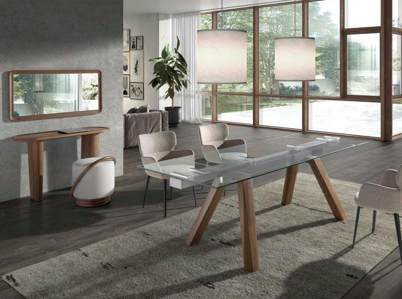 Angel Cerdá Console Oval Walnut Half Point 3249