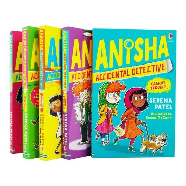 Anisha Accidental Detective 5 Book Set (Anisha Accidental Detective, School's Cancelled! & More)