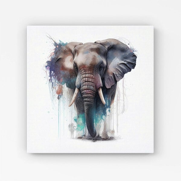 Warren Reed Elephant Splashart Canvas