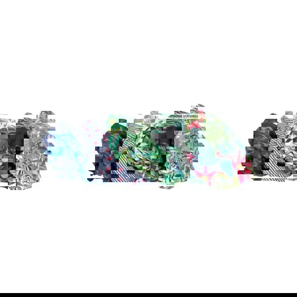 Fashy Classic shower cap pack of 5 with tropical print