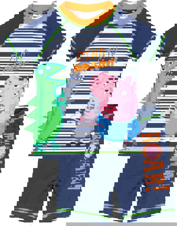 Peppa Pig Boys Blue 2 Piece Swim Set