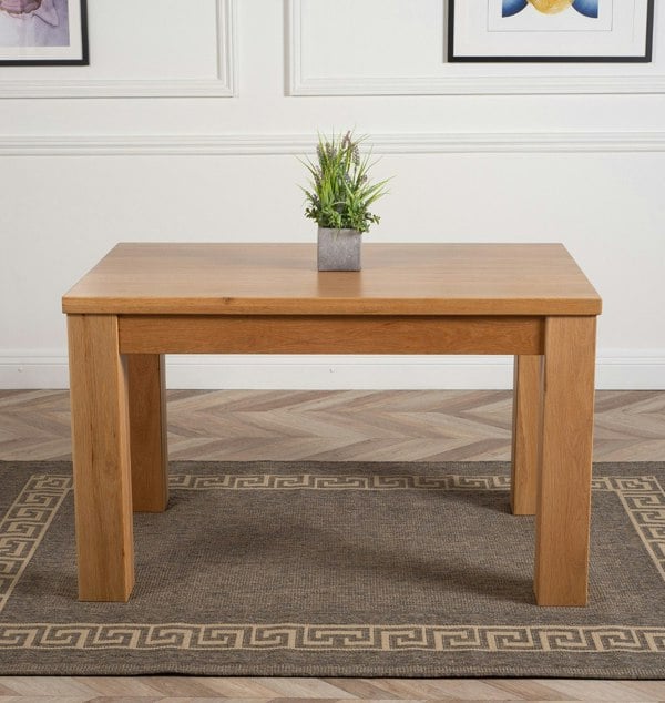 That's Furniture Dakota Small Oak Dining Table with Harvard Oak Chairs
