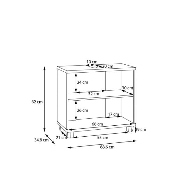 Furniture To Go Veris Under Sink Cabinet with 2 Doors in Sand