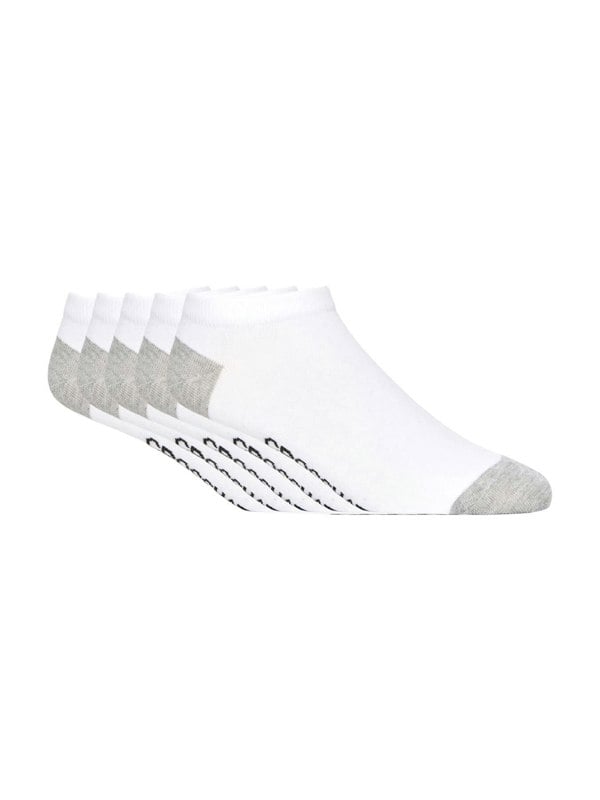 Crosshatch Vitalwhite Trainer Socks 5pk White