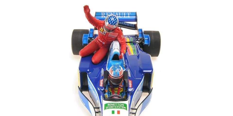 Minichamps M Schumacher Benetton B195 J Alesi Sitting Canadian GP 1995 1:18 Minichamps 510950601