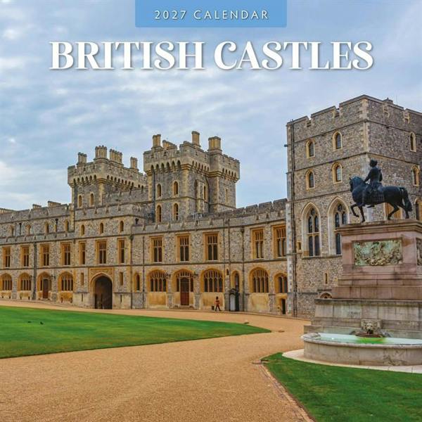 British Castles Calendar 2027, Wall Calendars, Month To View, History & Literature, Gift