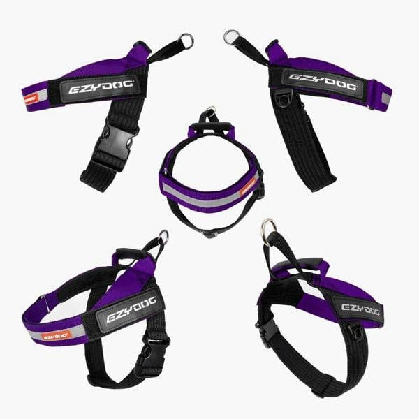 EzyDog Express Dog Harness in Purple